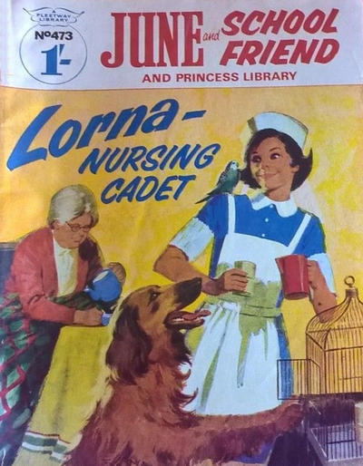 June and School Friend and Princess Picture Library #473 (1966)