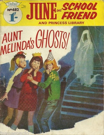 June and School Friend and Princess Picture Library #482 (1966)