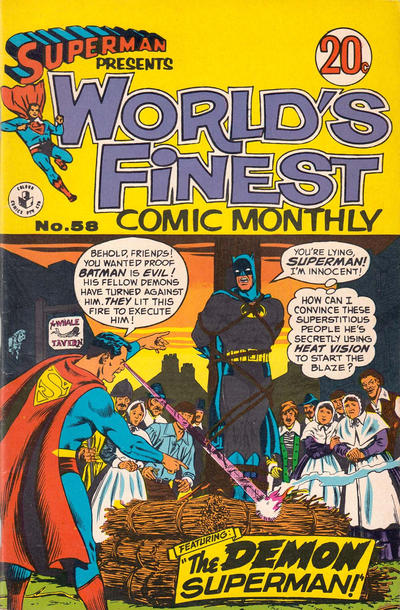 Superman Presents World's Finest Comic Monthly #58 (1970)