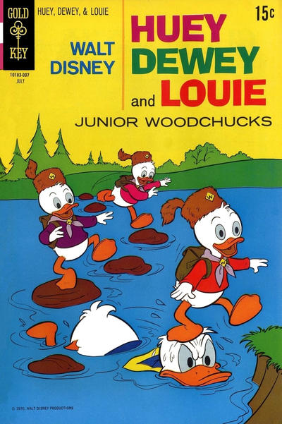 Walt Disney Huey, Dewey and Louie Junior Woodchucks #6 (1970)