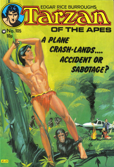Edgar Rice Burroughs Tarzan of the Apes [Second Series] #105 (1971)