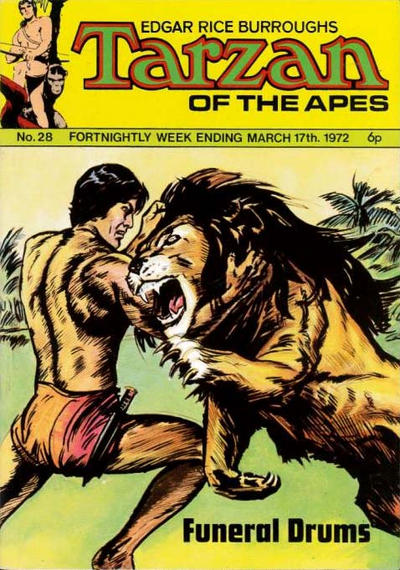 Edgar Rice Burroughs Tarzan of the Apes [Second Series] #28 (1971)
