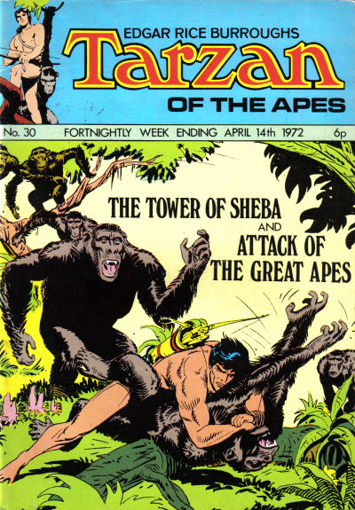 Edgar Rice Burroughs Tarzan of the Apes [Second Series] #30 (1971)