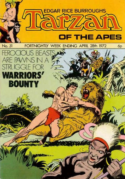 Edgar Rice Burroughs Tarzan of the Apes [Second Series] #31 (1971)
