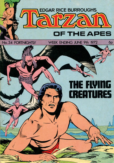 Edgar Rice Burroughs Tarzan of the Apes [Second Series] #34 (1971)