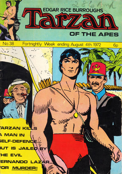 Edgar Rice Burroughs Tarzan of the Apes [Second Series] #38 (1971)