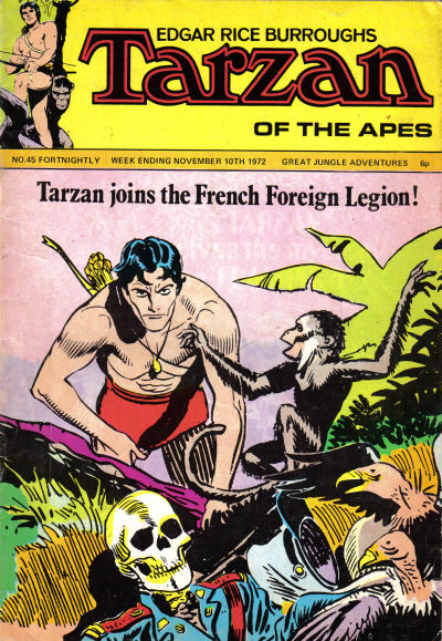 Edgar Rice Burroughs Tarzan of the Apes [Second Series] #45 (1971)