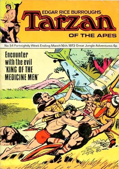Edgar Rice Burroughs Tarzan of the Apes [Second Series] #54 (1971)