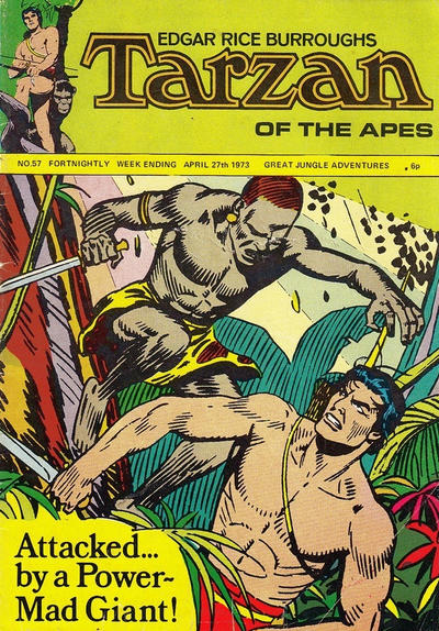 Edgar Rice Burroughs Tarzan of the Apes [Second Series] #57 (1971)