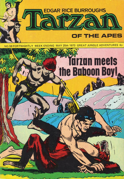 Edgar Rice Burroughs Tarzan of the Apes [Second Series] #59 (1971)