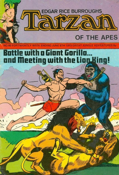 Edgar Rice Burroughs Tarzan of the Apes [Second Series] #60 (1971)
