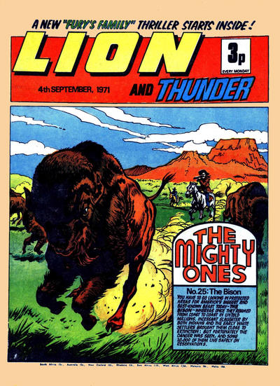 Lion and Thunder #4 September 1971 (1971)