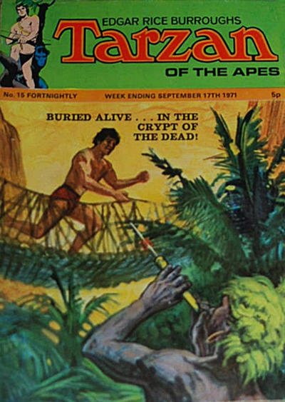 Edgar Rice Burroughs Tarzan of the Apes [Second Series] #15 (1971)