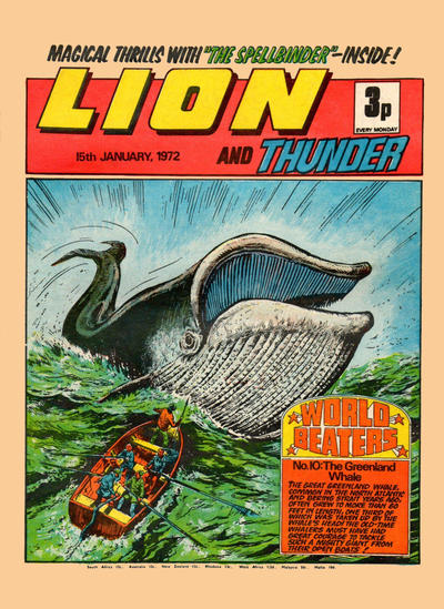Lion and Thunder #15 January 1972 (1972)