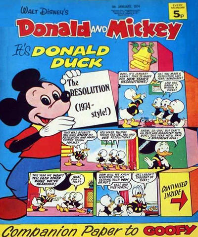 Donald and Mickey #95 (1972)