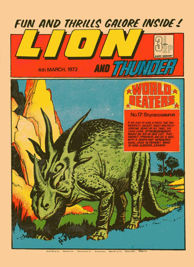 Lion and Thunder #4 March 1972 (1972)