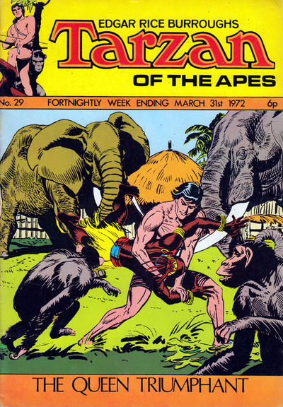 Edgar Rice Burroughs Tarzan of the Apes [Second Series] #29 (1972)