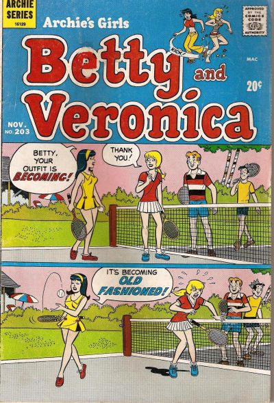 Archie's Girls Betty and Veronica #203 (1972)