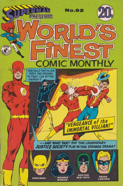 Superman Presents World's Finest Comic Monthly #92 (1972)