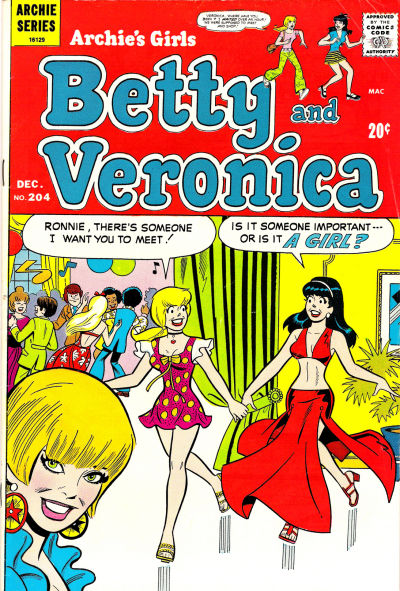 Archie's Girls Betty and Veronica #204 (1972)
