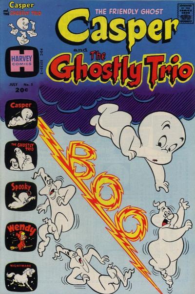 Casper and the Ghostly Trio #5 (1973)