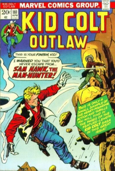 Kid Colt Outlaw #181 (1974)