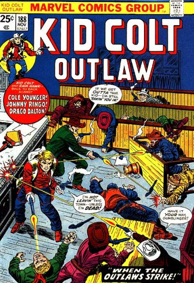 Kid Colt Outlaw #188 (1974)