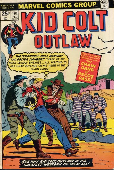 Kid Colt Outlaw #191 (1975)