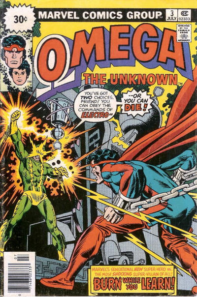 Omega the Unknown #3 (1976)