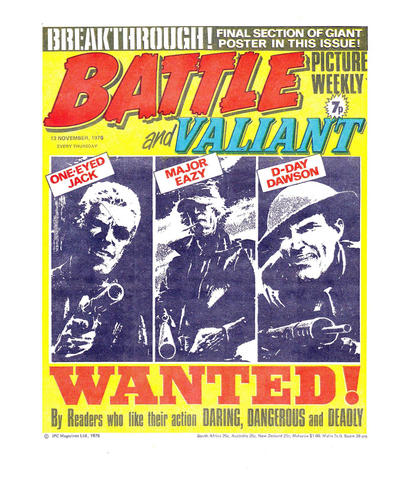 Battle Picture Weekly and Valiant #13 November 1976 [89] (1976)