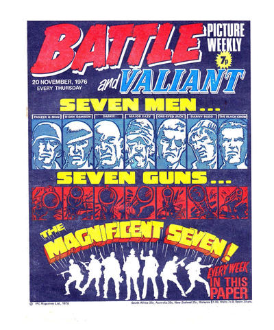 Battle Picture Weekly and Valiant #20 November 1976 [90] (1976)