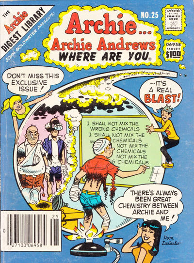 Archie... Archie Andrews Where Are You? Comics Digest Magazine #25 (1977)