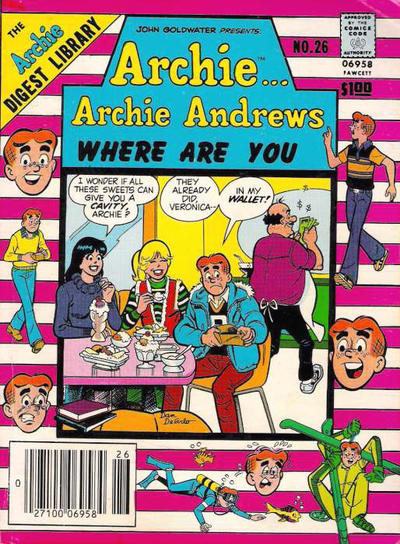 Archie... Archie Andrews Where Are You? Comics Digest Magazine #26 (1977)