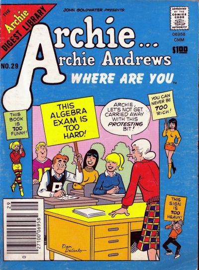 Archie... Archie Andrews Where Are You? Comics Digest Magazine #29 (1977)