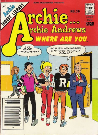 Archie... Archie Andrews Where Are You? Comics Digest Magazine #36 (1977)