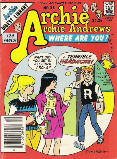 Archie... Archie Andrews Where Are You? Comics Digest Magazine #38 (1977)
