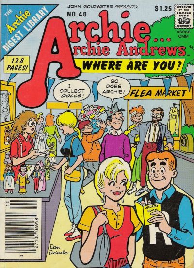 Archie... Archie Andrews Where Are You? Comics Digest Magazine #40 (1977)