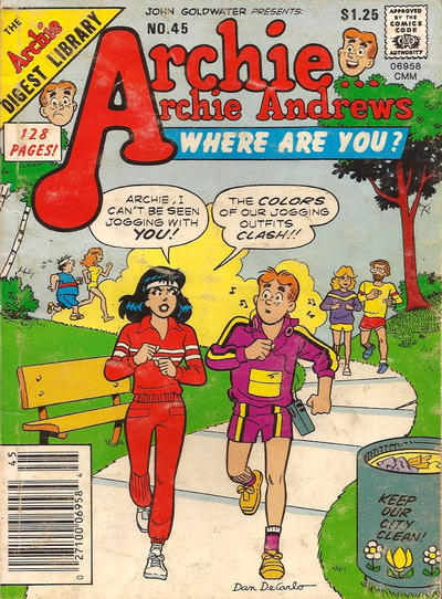 Archie... Archie Andrews Where Are You? Comics Digest Magazine #45 (1977)