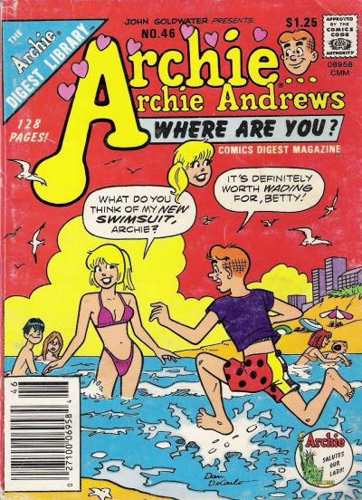 Archie... Archie Andrews Where Are You? Comics Digest Magazine #46 (1977)