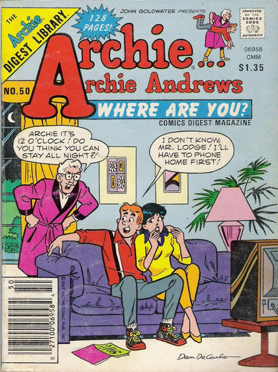 Archie... Archie Andrews Where Are You? Comics Digest Magazine #50 (1977)