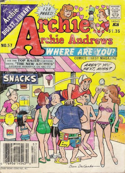 Archie... Archie Andrews Where Are You? Comics Digest Magazine #57 (1977)