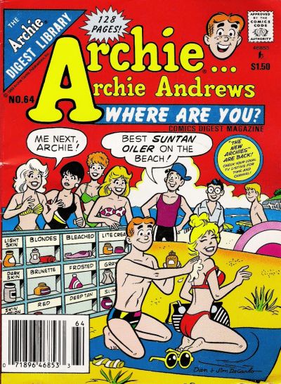 Archie... Archie Andrews Where Are You? Comics Digest Magazine #64 (1977)
