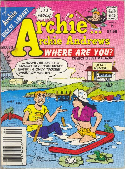 Archie... Archie Andrews Where Are You? Comics Digest Magazine #69 (1977)