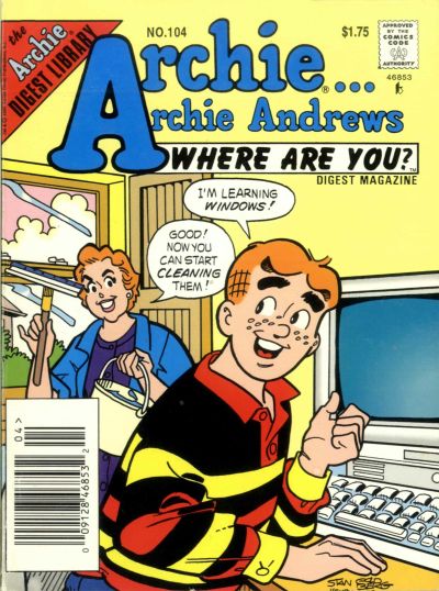 Archie... Archie Andrews Where Are You? Comics Digest Magazine #104 (1977)