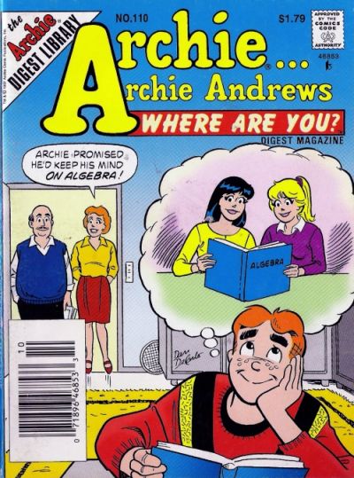 Archie... Archie Andrews Where Are You? Comics Digest Magazine #110 (1977)