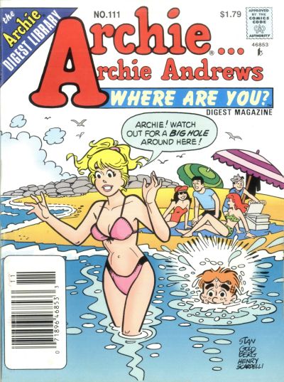 Archie... Archie Andrews Where Are You? Comics Digest Magazine #111 (1977)