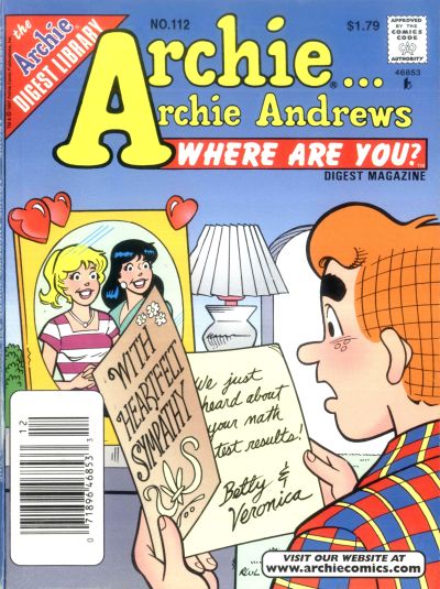 Archie... Archie Andrews Where Are You? Comics Digest Magazine #112 (1977)