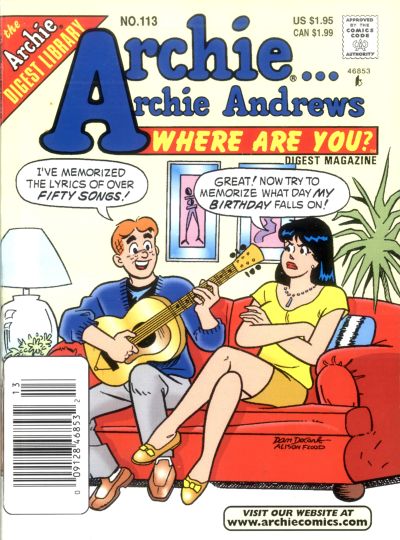 Archie... Archie Andrews Where Are You? Comics Digest Magazine #113 (1977)