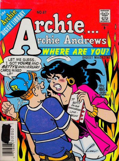 Archie... Archie Andrews Where Are You? Comics Digest Magazine #87 (1977)