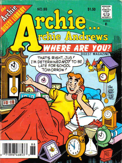 Archie... Archie Andrews Where Are You? Comics Digest Magazine #88 (1977)